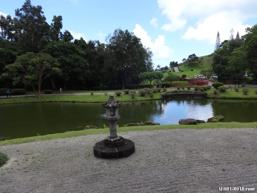 ハワイ平等院の日本庭園